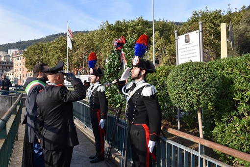Genova, commemorato il brigadiere dei carabinieri Ruggero Volpi