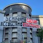 Una foto dell'ex Magistero nel giorno dello sgombero Una foto dell'ex Magistero nel giorno dello sgombero
