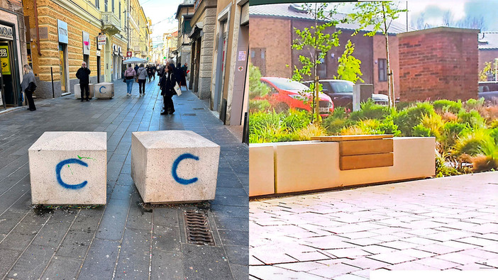 Via Sestri, il Municipio pronto a chiedere la rimozione dei cubi anti terrorismo: l’idea è sostituirli con panchine e fioriere Via Sestri, il Municipio pronto a chiedere la rimozione dei cubi anti terrorismo: l’idea è sostituirli con panchine e fioriere