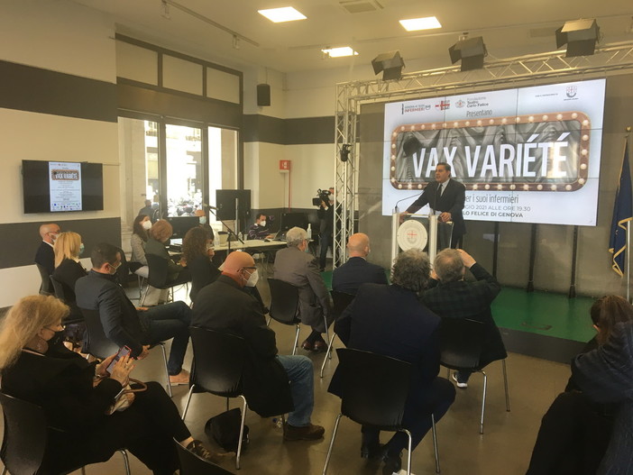 Al Carlo Felice arriva &quot;Vax variété&quot;, lo spettacolo dedicato ai sanitari e al loro impegno contro la pandemia (VIDEO)