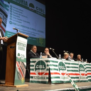 &quot;Vertenza Liguria&quot;, 600 delegati Cisl al Duse da tutta la Liguria per parlare di lavoro e sviluppo