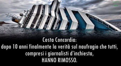 Costa Concordia, dopo dieci anni dalla tragedia il Codacons diffonde un video verità sul naufragio