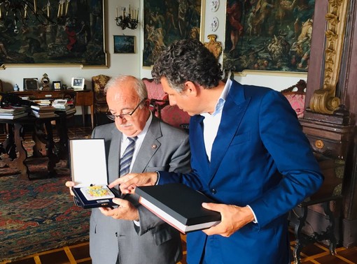 Visita ufficiale del sindaco di Rapallo Carlo Bagnasco al luogotenente di Gran Maestro del Sovrano Ordine di Malta Visita ufficiale del sindaco di Rapallo Carlo Bagnasco al luogotenente di Gran Maestro del Sovrano Ordine di Malta