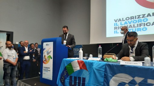 Mirko Trapasso confermato alla guida di Feneal Uil, "Per evitare le morti sul lavoro serve coinvolgere tutti" (Foto e video)