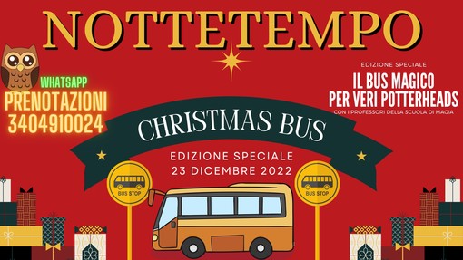 Il bus 'Nottetempo' di Harry Potter torna in versione natalizia Il bus 'Nottetempo' di Harry Potter torna in versione natalizia