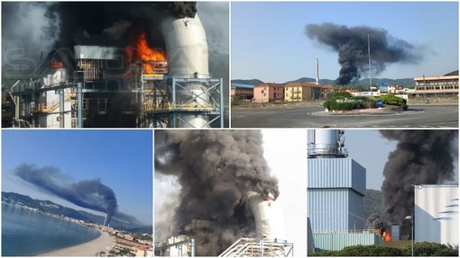 Fumo nero in cielo, incendio nelle aree Vernazza: vigili del fuoco mobilitati (FOTO e VIDEO)