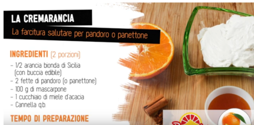 La ricetta del lunedì: oggi prepariamo la deliziosa cremarancia dedicata all' Arancia bionda di Sicilia