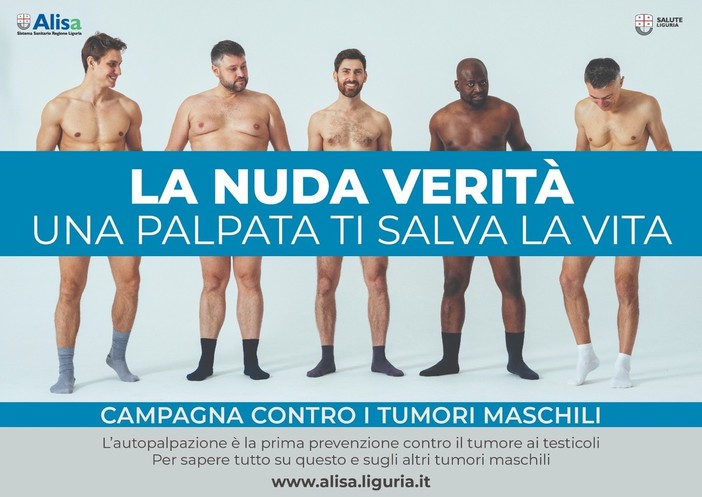 “La nuda verità: una palpata ti salva la vita”: contro i tumori maschili, al via la campagna di sensibilizzazione “La nuda verità: una palpata ti salva la vita”: contro i tumori maschili, al via la campagna di sensibilizzazione