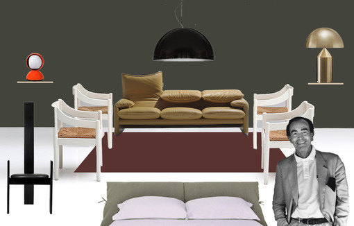 La casa per Vico Magistretti: gli oggetti iconici di design