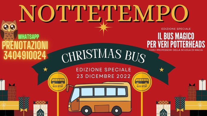 Il bus 'Nottetempo' di Harry Potter torna in versione natalizia