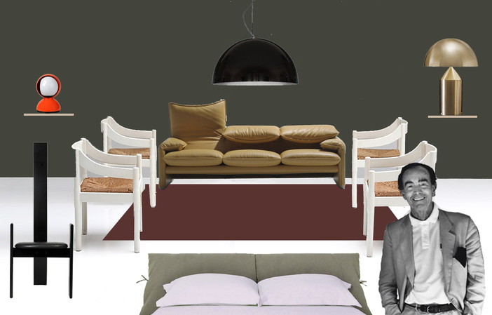 La casa per Vico Magistretti: gli oggetti iconici di design