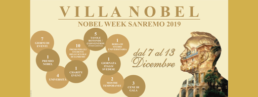 L’ Università degli Studi di Genova tra i protagonisti della Nobel Week: a Sanremo dal 7 al 13 dicembre una settimana internazionale dedicata ai Premi Nobel