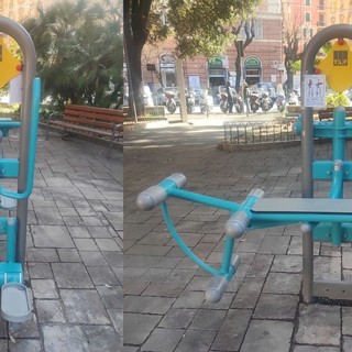 San Fruttuoso: a tutto fitness in piazza Martinez, l’idea del Municipio finanziata dai gettoni dei consiglieri