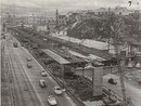 La costruzione della sopraelevata La costruzione della sopraelevata