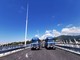 Ponte Genova San Giorgio: traffico rallentato, autisti fanno selfie