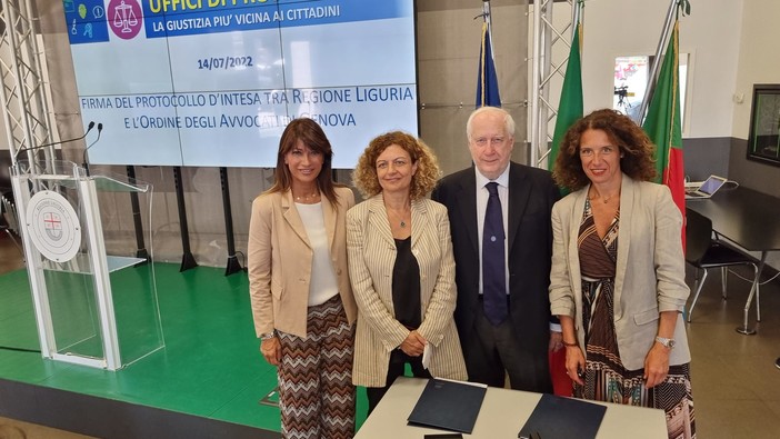 Uffici di prossimità, firmato il protocollo tra Regione e Ordine degli Avvocati