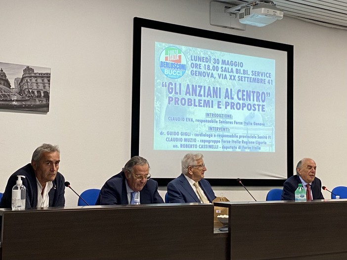 "Gli anziani al centro - problemi e proposte", un convegno organizzato dai Seniores di Forza Italia (Video)
