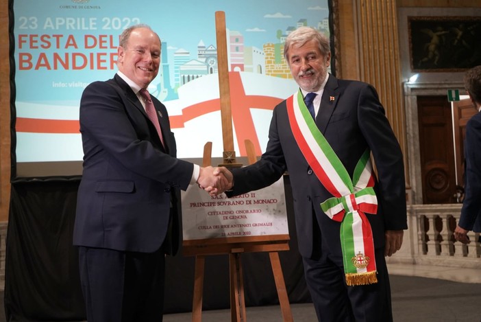 Festa della Bandiera: conferita la cittadinanza onoraria al Principe Alberto II di Monaco (Foto e Video)