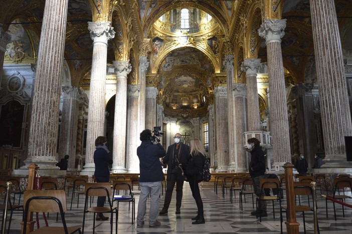 Le meraviglie nascoste delle chiese dei Rolli in mostra grazie a droni e tecnologia digitale (VIDEO e FOTO)