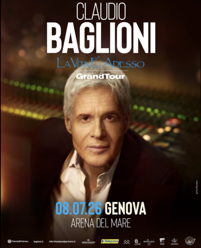 Claudio Baglioni porta a Genova il Grand Tour “La vita è adesso”