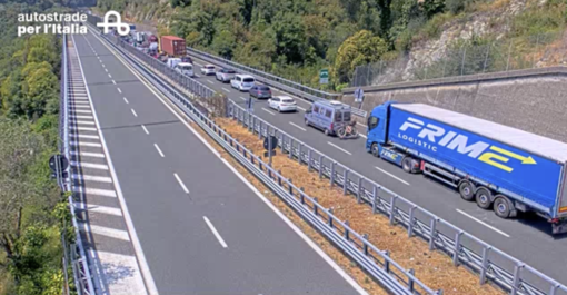 Autostrade, sulla A12 sei chilometri di coda tra Rapallo e Genova Nervi