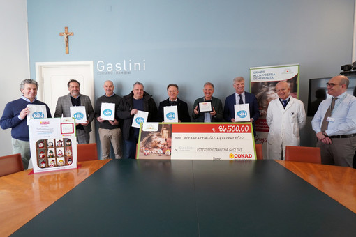 Conad Nord Ovest dona oltre 86.500 € a favore dell’Ospedale pediatrico “Giannina Gaslini” di Genova