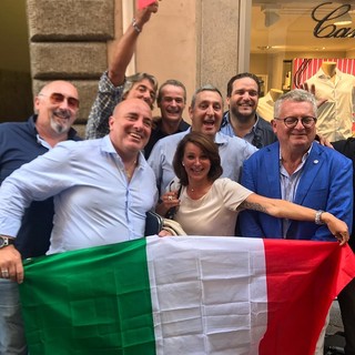 Il gruppo ligure di Fratelli d'Italia a Roma per la manifestazione contro il governo Il gruppo ligure di Fratelli d'Italia a Roma per la manifestazione contro il governo
