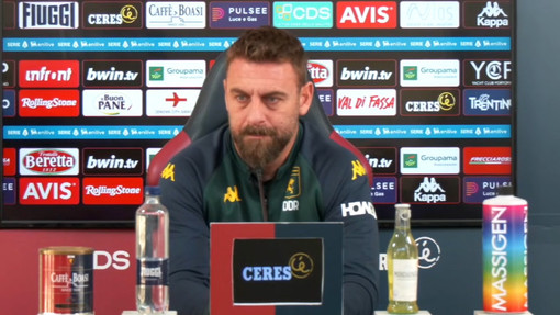 Genoa altro esame tosto, c'è l'Atalanta. De Rossi: “Vogliamo finalmente dare una gioia ai tifosi”