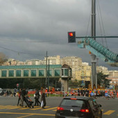 I lavori di demolizione del Bruco