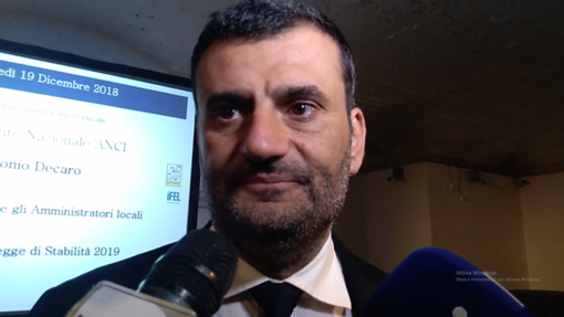 Il presidente Anci Decaro a Genova incontra i sindaci liguri (VIDEO)