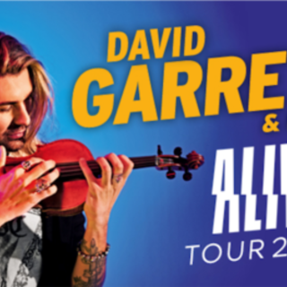 David Garrett a Genova, l'Alive Tour cambia location