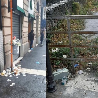 San Fruttuoso e il degrado inaccettabile: “Rifiuti gettati a terra e interventi di Amiu a spot, le strade restano sporche”