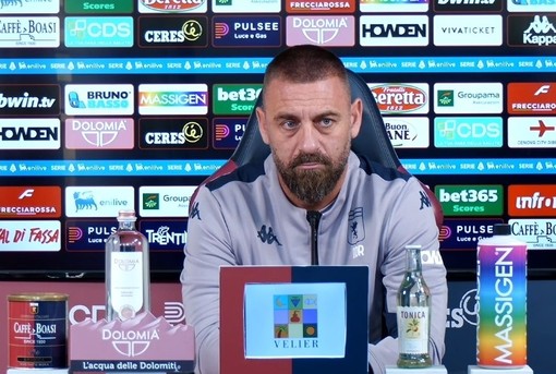 Genoa, testa a Lecce. De Rossi avverte: “Uno scontro diretto. Abbiamo rimesso a posto le cose, guai sentirci sazi” Genoa, testa a Lecce. De Rossi avverte: “Uno scontro diretto. Abbiamo rimesso a posto le cose, guai sentirci sazi”