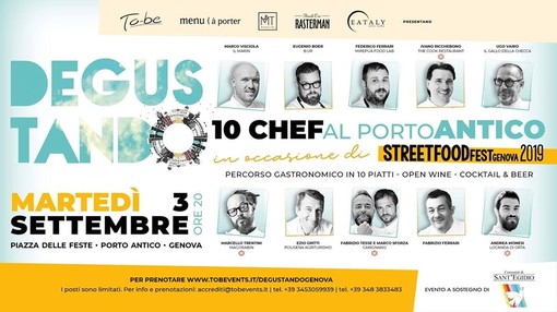 Martedì 3 settembre arriva a genova Degustando 2019 Martedì 3 settembre arriva a genova Degustando 2019