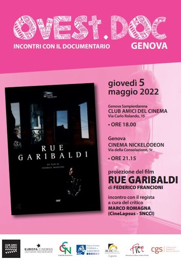 Al Nickelodeon il regista Federico Francioni presenta il film 'Rue Garibaldi'