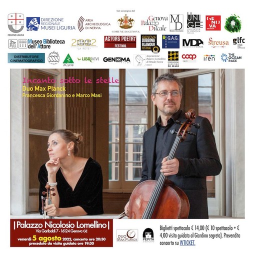 A Palazzo Lomellino l'esordio di ActorsPoetryFestival 11th