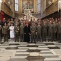 Il personale dell'Esercito in Liguria e rappresentanze con il Cardinale Angelo Bagnasco