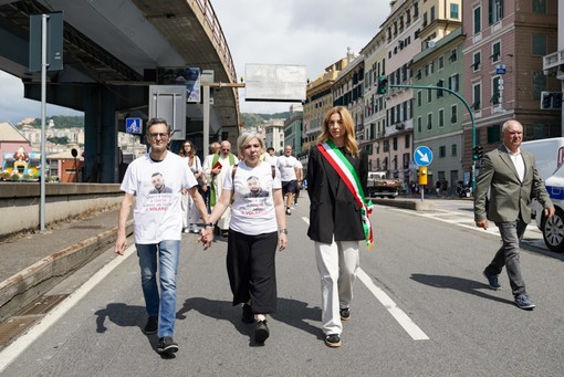 Il ricordo di Giombattista Colombo, vittima della strada. La sindaca Salis: "Lavoriamo tutti uniti per rendere le vie di Genova più sicure"