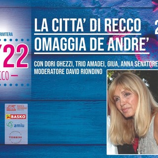 Recco, Dori Ghezzi ricorda Faber, l'omaggio della città a Fabrizio De André