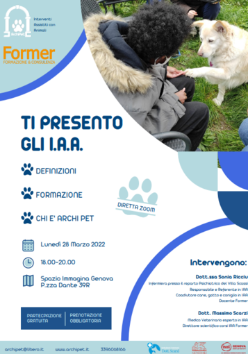 Il 28 marzo in piazza Dante l'evento dedicato agli Interventi Assistiti con Animali