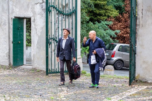 Genova set del film di Ermanno Cavazzoni e Sergio Maifredi 'Vite non calcolate'