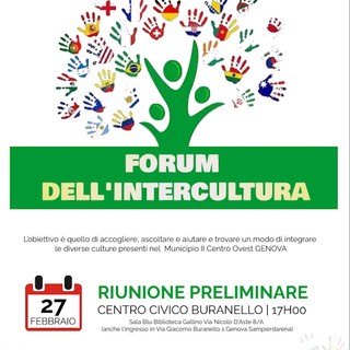 Forum dell’Intercultura, la prima riunione lunedì al Centro Civico Buranello