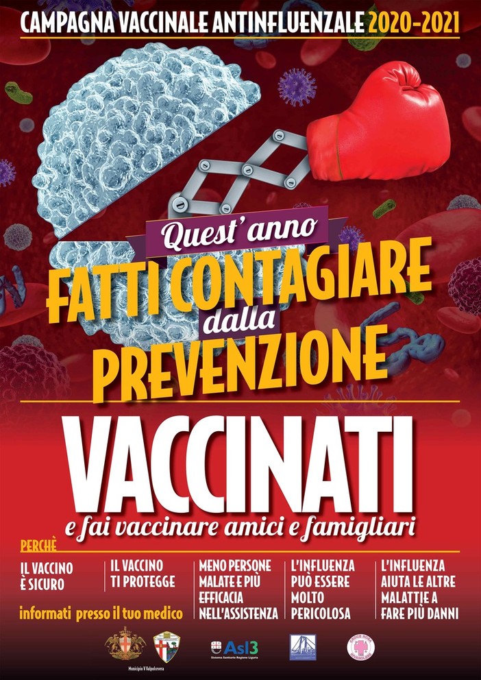 Campagna di vaccinazione antinfluenzale: iniziativa in Valpolcevera
