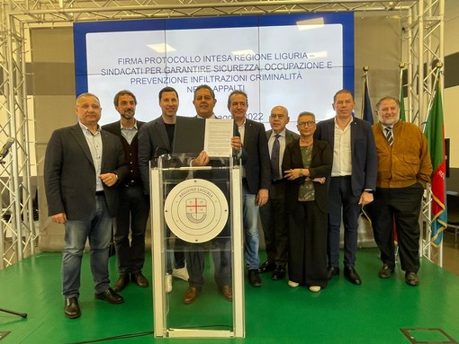 Pnrr, siglato protocollo Regione-sindacati confederali per appalti pubblici