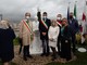 Svelata la statua di Giorgio Parodi con il sorvolo su Genova delle Frecce Tricolori (FOTO)