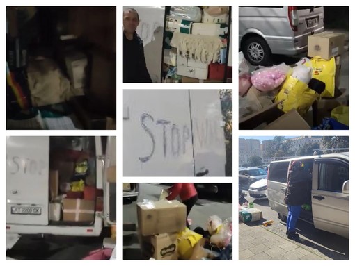 Stop war, il furgoncino pacifista partito da Genova è arrivato in Ucraina (Foto e Video)