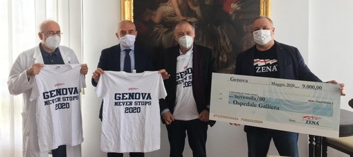 "Genova never stops 2020": 9.000 euro all'ospedale Galliera