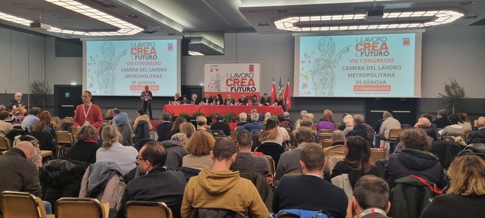 Congresso Camera del Lavoro di Genova: Magni Cgil "Demografia, lavoro e giovani le principali emergenze"