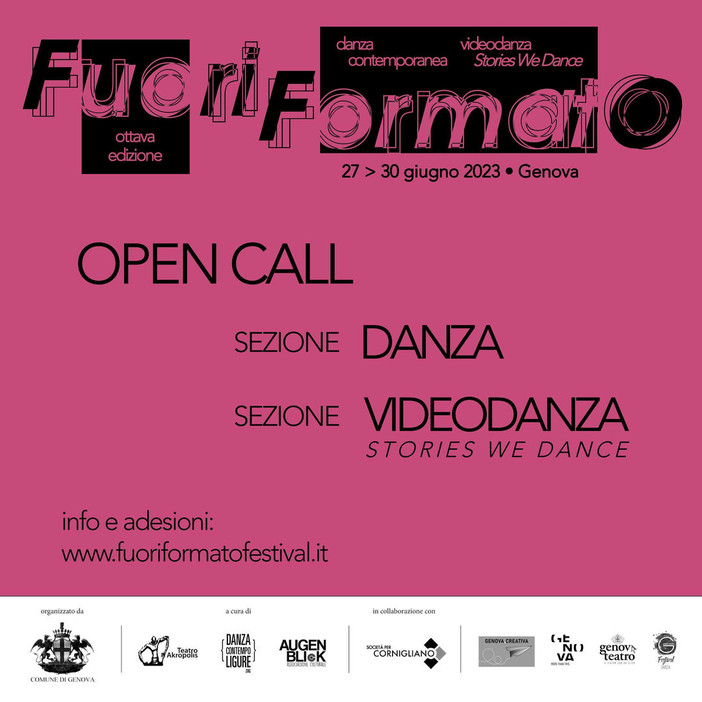 Fuori Formato 2023, aperta la call per danzatori e videomaker