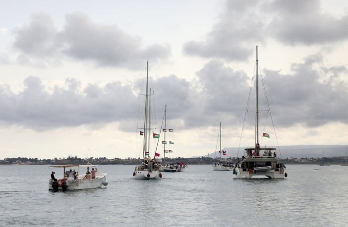 Global Sumud Flotilla, monsignor Tasca: “È un segno di pace, non lasciamoli soli” Global Sumud Flotilla, monsignor Tasca: “È un segno di pace, non lasciamoli soli”